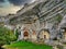 Chapel of San Bernabe in Ojo GuareÃ±a Natural Monument, Las Merindades, Burgos province, Castile Leon, Spain