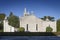 Chapel of the shells on the Isla de la Toja in the Ria de Arosa, Pontevedra, Galicia, Spain