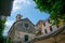 Chapel to the fallen in the main square Largo Taragio in Italy