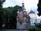 Chapel tomb and the Cathedral of Snt. Peter and Paul, Gomel, Belarus