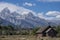 Chapel of the Transfiguration and mountains