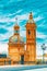 Chapel Virgin of the Carmen in coast of the Guadalquivir to the