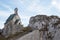 Chapel at Wendelstein summit, tourist destination bavarian alps