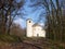 Chappel of st george at the top of mountain rip in czech republic