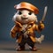 Character Animal Doodle Artist: 3d Models In 17th Century Cartoon Style