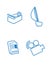 Character blue icons