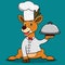 Character Deer With Chef Custom