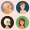 Character Design - Girls Illustration Set -