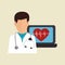 Character doctor heart pulse online service