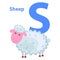 Character S Cheerful Sheep on ABC for Children