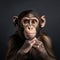 Characterful Ape Portrait: Innovative Techniques In Contemporary Realist Photography