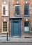 Characterful colourful historic Huguenot Georgian houses on Fournier Street in Spitalfields, East London, UK
