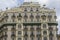 characteristic buildings on the street Gran Via in Madrid, capital of Spain