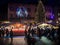 Characteristic Christmas markets in the main square of Arco, Trento, Italy.