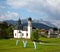 Characteristic church in Seefeld, Austria