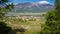 Characteristic circular vineyard in the South Tyrol, Egna, Bolzano, Italy on the wine road.