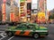 Characteristic green Tokyo taxi, Japan
