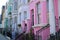 The characteristic houses of Notting Hill, London