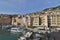 The characteristic seaside village of Camogli in the eastern Ligurian Riviera