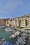 The characteristic seaside village of Camogli in the eastern Ligurian Riviera