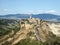 The characteristic town of Civita di Bagno Regio, Lazio, Italy