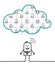 Characters and cloud - network