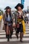 Characters dressed as pirates in San Diego, California