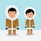 Characters eskimos.