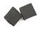 Charcoal cubes for hookah on white background, top view