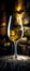 Chardonnay Wine On Stone Rustic Pub Mobile Wallpeper Postcard. Generative AI