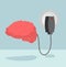 Charge brain. Charger for cerebrum. marrow is charged with new i