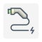 Charger connector vector icon design.