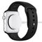 Charging Apple Watch Sport Silver Aluminum Case with Black Band