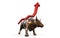 Charging Bull with Business Arrow