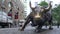 Charging Bull at wall street in Manhattan, New York City, USA