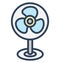 Charging fan, electric fan Isolated Vector Icon That can be easily edited in any size or modified.