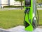 Charging stations for electric vehicles in the open