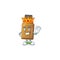 The Charismatic King of syrup cure bottle cartoon character design wearing gold crown