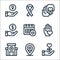 Charity line icons. linear set. quality vector line set such as charity, donation, hospital, charity, calendar, donation, ribbon