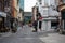 Charleroi, Wallon Region, Belgium - People in the shopping streets of old town