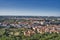 Charles bridge and old historical buildings, Czech Republic