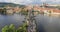 Charles Bridge - panoramic view, Prague