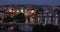 Charles Bridge, Prague, Czech Republic. Charles Bridge Karluv Most and Old Town Tower at sunset