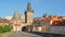 Charles Bridge at sunny day in Prague, Czech Republic.