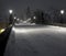 Charles bridge in winter, Prague