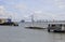 Charleston SC,August 7th:Cable Bridge over Cooper river from Charleston in South Carolina