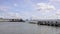 Charleston SC,August 7th:Cable Bridge over Cooper river from Charleston in South Carolina