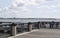 Charleston SC,August 7th:Waterfront Pontoon from Charleston in South Carolina