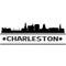 Charleston Skyline City Icon Vector Art Design