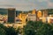 The Charleston skyline from Sunrise Carriage Trail, in Charleston, West Virginia